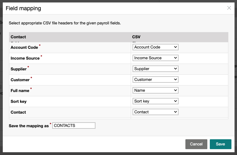 Importing Contacts – Arbor Finance